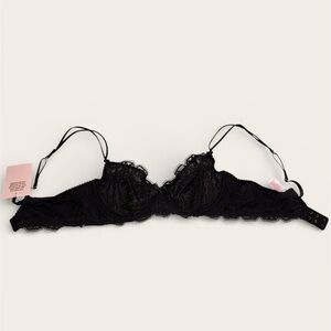 Savage X Fenty Black Lace Bra Size 34C NWT